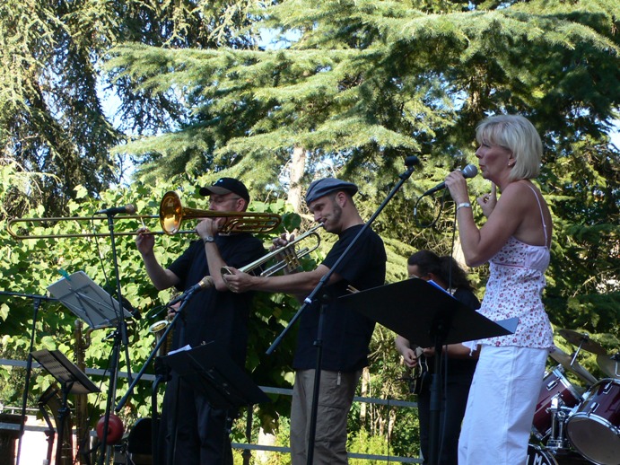 Saturday Moring Jazz Band in der Toscana. Bild 1